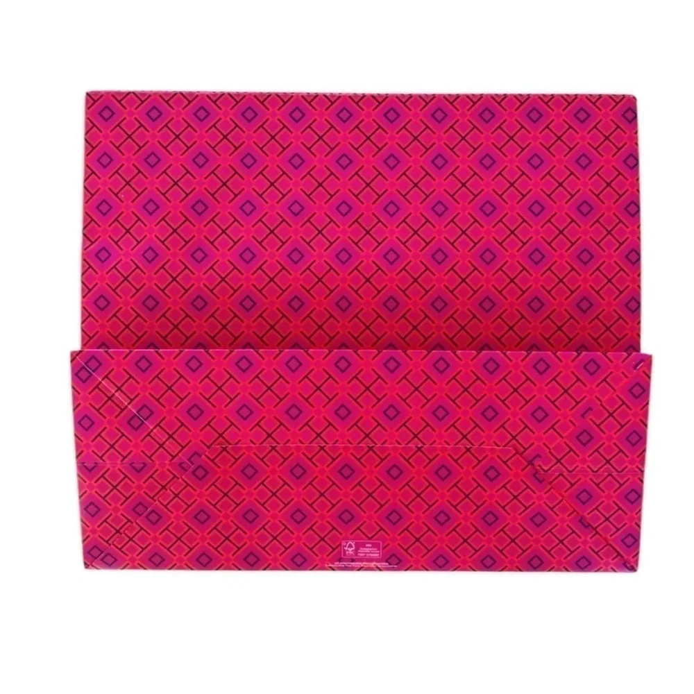 Tory Burch Purple & Orange Gift Bag
